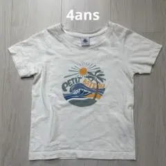 プチバトー☆半袖Tシャツ　4ans/104cm