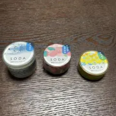 SODA マスキングテープ 3個セット