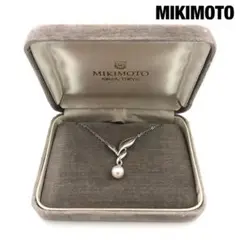 ✨極美品・箱付き✨ MIKIMOTO ネックレス パール シルバー 42cm