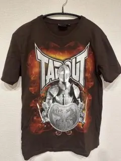TAPOUT 騎士グラフィック Tシャツ M ブラウン
