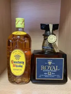 ウイスキー サントリー ローヤル12年 角