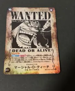 ワンピースカード　マーシャル・D・ティーチ　SP 手配書　パラレル
