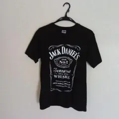 ジャックダニエルTシャツ　Mサイズ　 非売品　ノベルティ　ブラック　男女兼用
