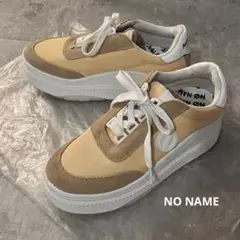 NO NAME ノーネーム スニーカー 厚底 イエロー 37