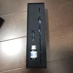 ガラスペン ブルー×ピンク 青色インク付き