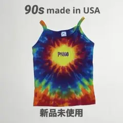 タイダイ キャミソール USA製 90s PEACE【新品未使用】フェス