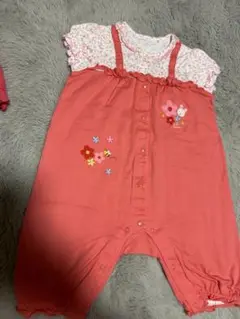 ミキハウス　ロンパース　80