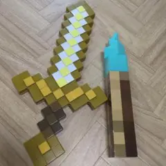 マイクラ　剣と松明