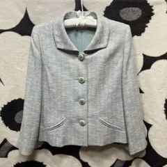 YUKl TORIll美品 水色 テーラードジャケット