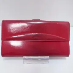 LOEWE ロエベ 2つ折り 長財布 エナメル