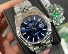 ROLEX Datejust 自動巻き腕時計 ダークブルー