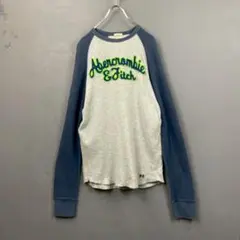 Abercrombie L/S Raglan Sleeve Tee y2k M