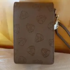 美品！ディズニー　チップとデール　スマホショルダーバッグ