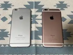 iPhone 6 & 6s 2台セット スペースグレー ローズゴールド ジャンク