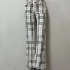 【美品】BURBERRY バーバリーブルーレーベル ノバチェック パンツ 38