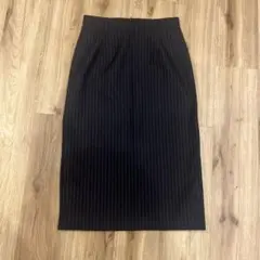 【美品】リバーシブル　スリット入りタイトスカート