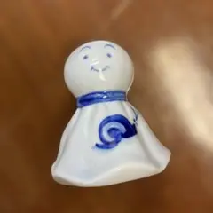 ☆可愛い置物　陶器製のてるてる坊主　人形☆