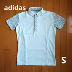 adidas ポロシャツ ホワイトチェック
