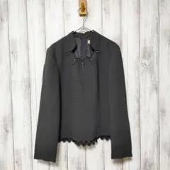 MILOMBRE　9AR　衿下飾り 長袖トップス