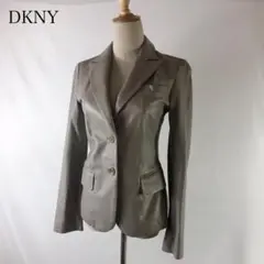 DKNY レザージャケット 羊革 オンワード樫山