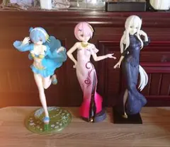 Re:ゼロから始める異世界生活　3体セット フィギュア 箱なし