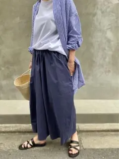 Manuelle Guibalマニュエルギバル リネンロングスカート サイズ1 MANUELLE GUIBAL マニュエルギバル JOUNAL STANDARD LUXE