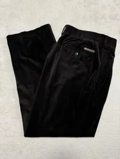 黒 Hush Puppies コーデュロイ パンツ ポケット付き