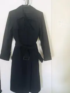 NOVESPAZIO 黒トレンチコートL