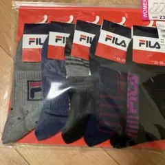 （新品未使用）FILAの靴下　レディース サイズ23〜25cm