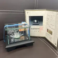 福花　蓮華　山梨県水晶美術彫刻組合　伝統工芸品　水晶　アベンチュリン