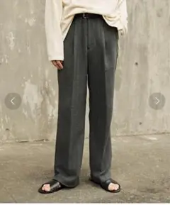 LIDNM KARAMIORI STRAIGHT SLACKS