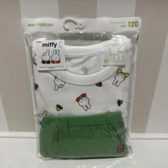 61.UNIQLO ミッフィーコラボ　半袖パジャマ　120cm 3