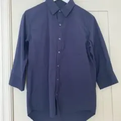 ダークブルー Mサイズ 長袖シャツ
