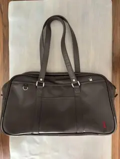 【美品】EASTBOY イーストボーイ　スクールバッグ　合皮　ブラウン