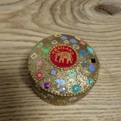 タイ製 金色装飾 小物入れ