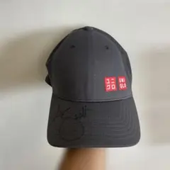 UNIQLO アダムスコット本人直筆サイン入り グレーキャップ