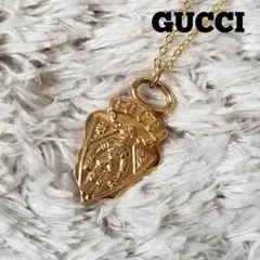 ☆希少☆GUCCI オールドグッチ クレスト ネックレス ゴールド