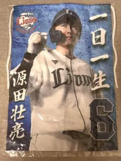 埼玉西武ライオンズ 獅子ガチャ 源田壮亮 ファブリックポスター①
