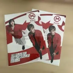 非売品　木村拓哉&石原さとみクリアファイル（三菱UFJ銀行）　2枚組