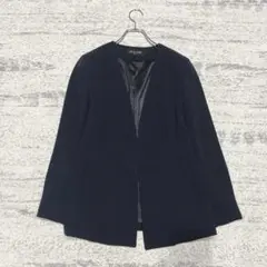 ミッシェルクラン ノーカラージャケット フォーマル セレモニー 無地 E5051