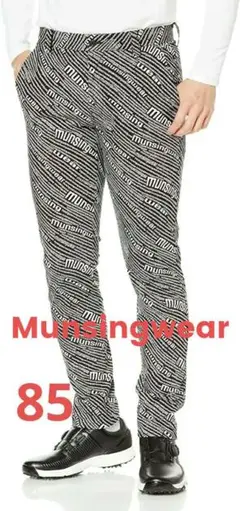 ★新品★マンシングウェア Munsingwearストレッチプリントパンツ【85】