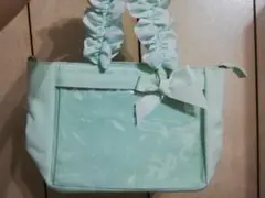 痛バッグ ミントグリーン トートバッグ