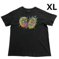 Rick&Morty Tシャツ XL 黒 プリント