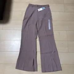 ＊新品未使用タグ付き＊GU ジーユー　レディース　スリットフレアパンツ　M
