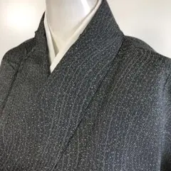 【着】8379m 着物 小紋 抽象柄