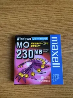 maxell MOディスク 230MB Windowsフォーマット済