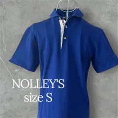 美品　ノーリーズ　NOLLEY'S メンズ　ポロシャツ スリム　S