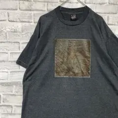 USA製90sヴィンテージTシャツ！シングルステッチ　グレー半袖古着　XL72