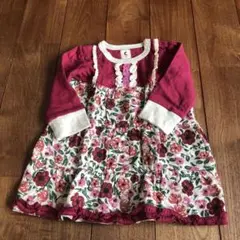 新品未使用品　chocola ワンピース　花柄　90㎝