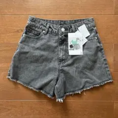Linoluce グレーショートパンツ ウエスト64cm